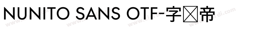 nunito sans otf字体转换 nunito sans otf字体转换